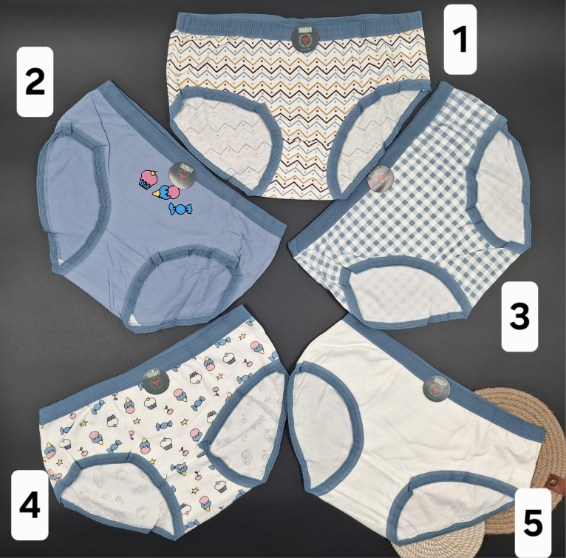 شورت عروسکی زمینه آبی کد13